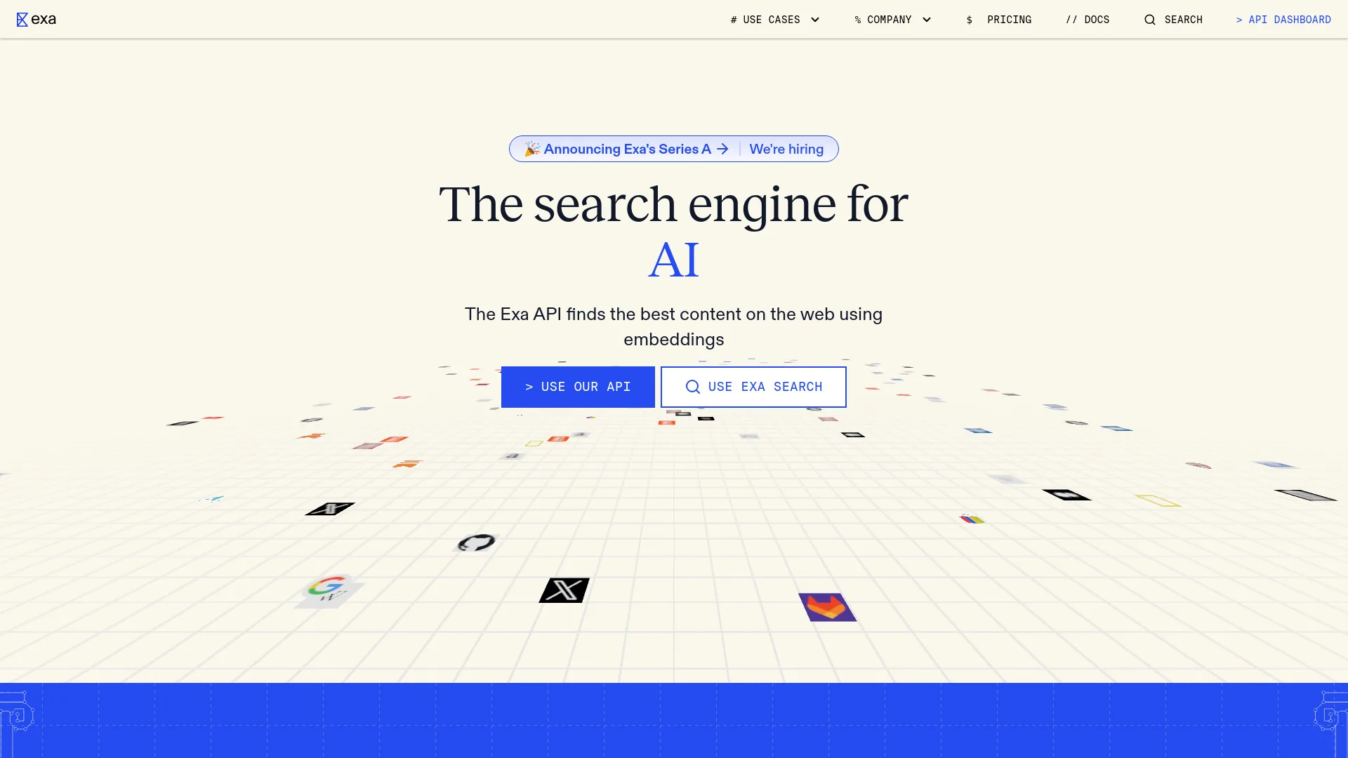 Exa screenshot