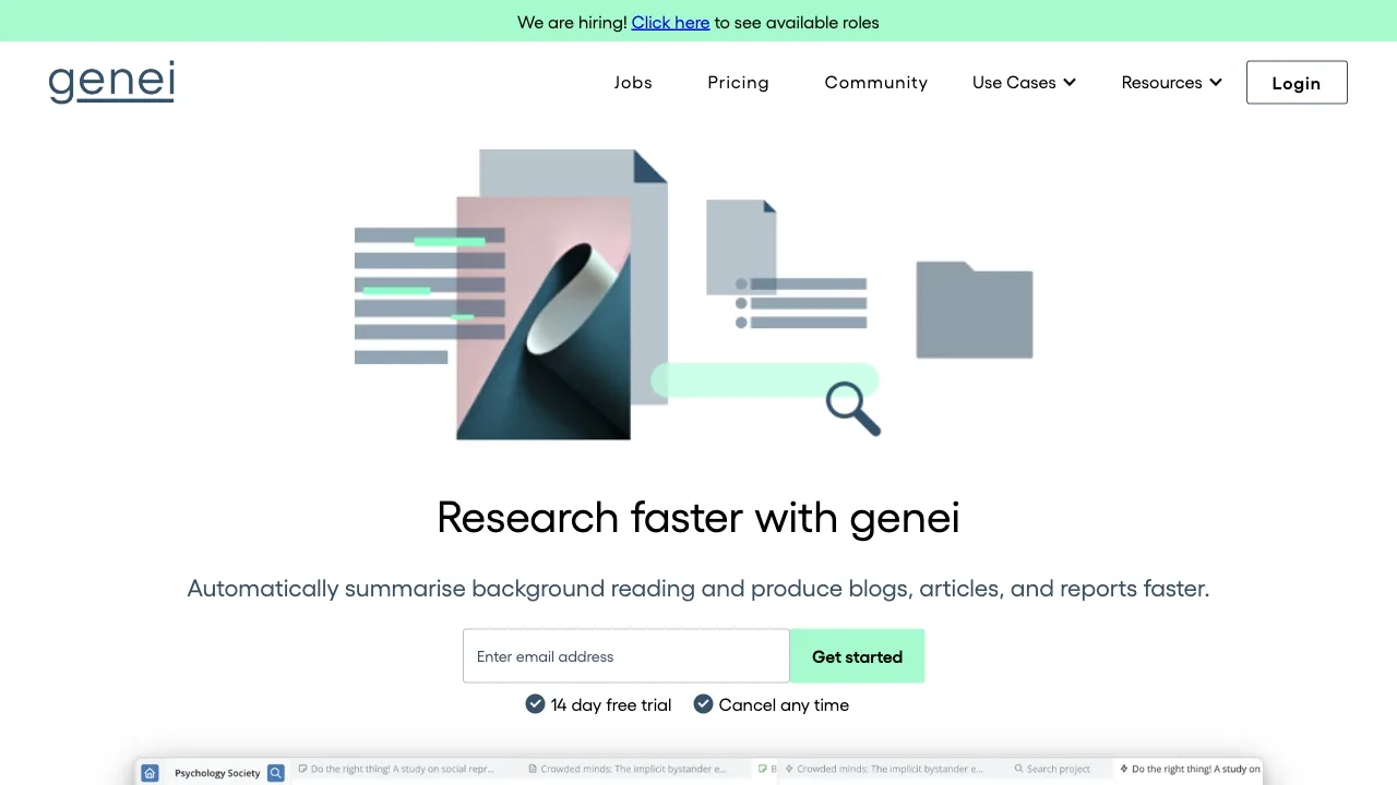 genei screenshot