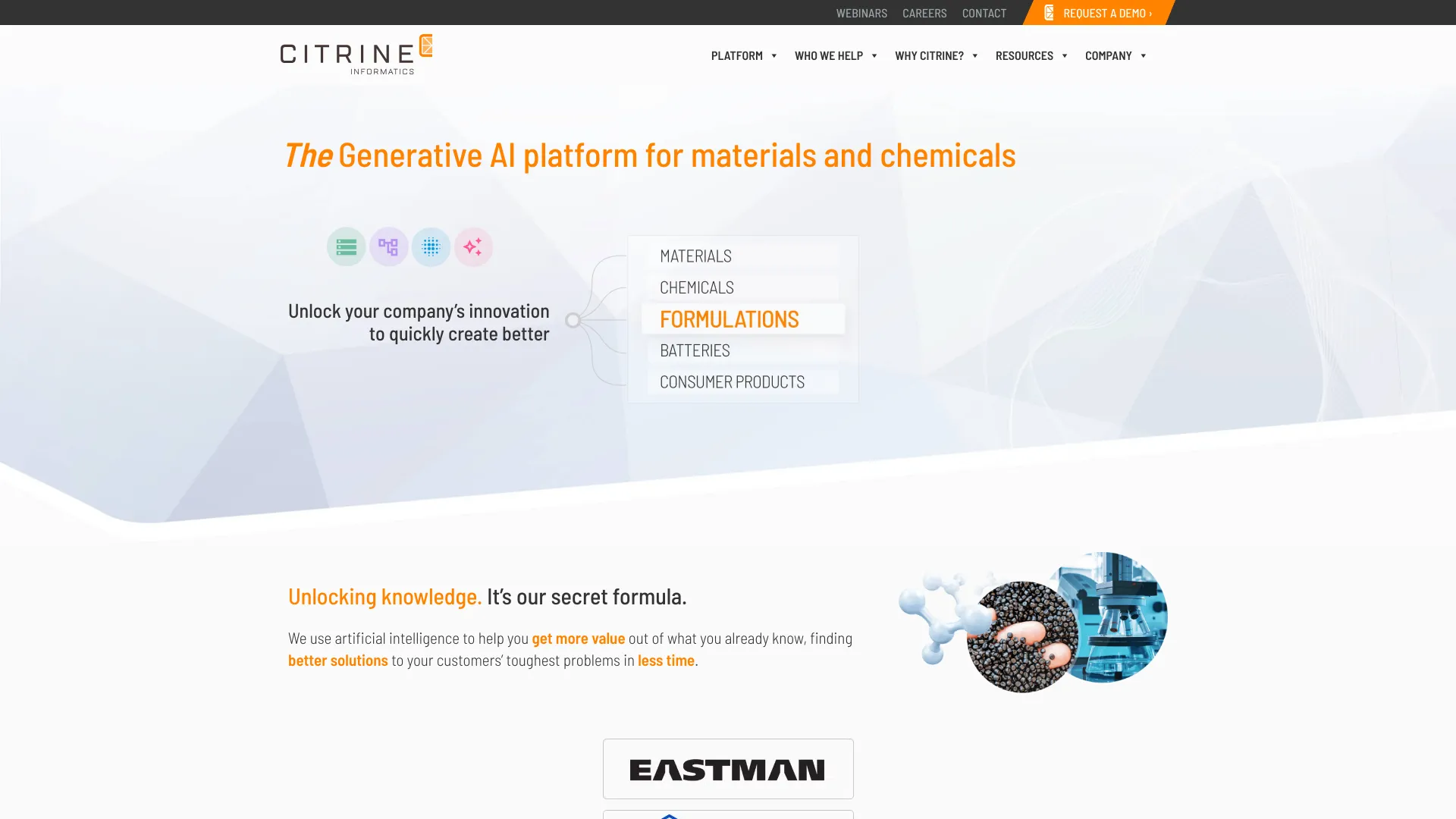 Citrine Informatics screenshot