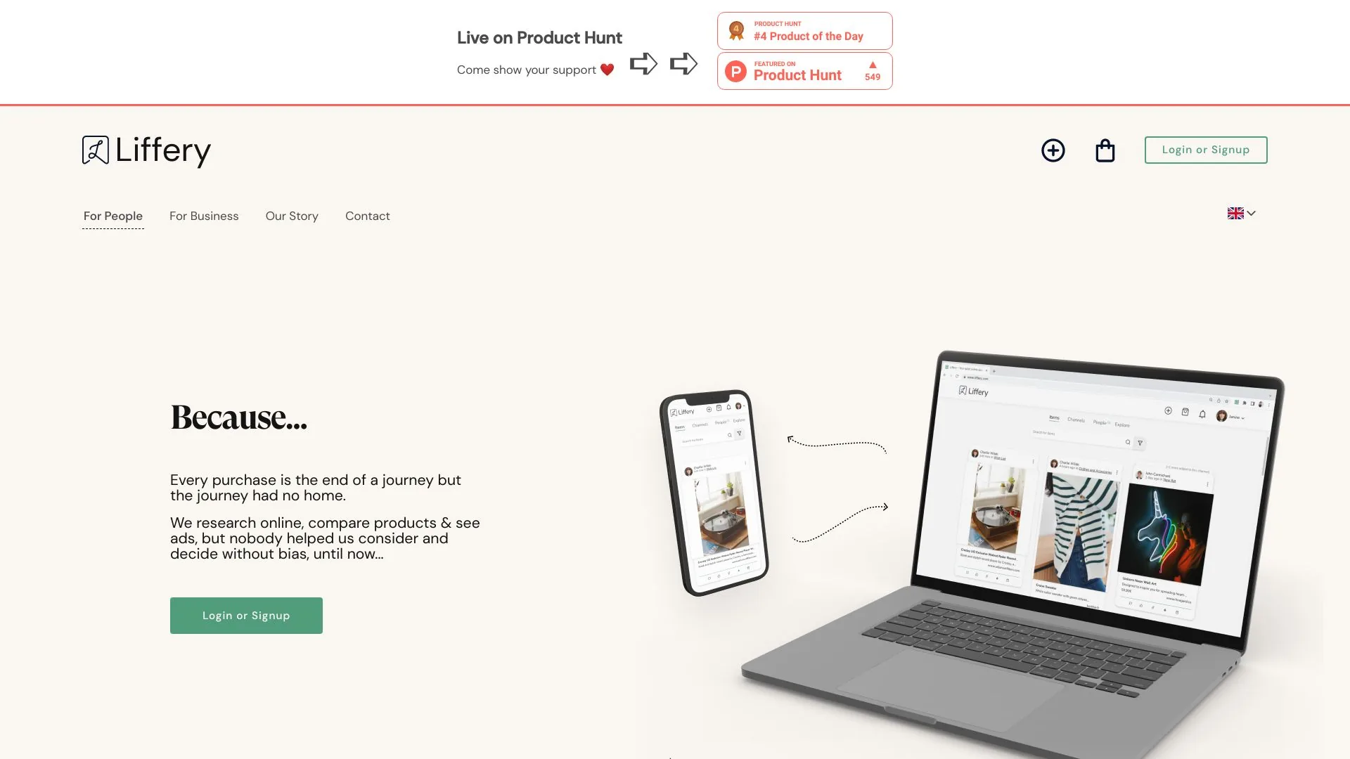 Liffery screenshot