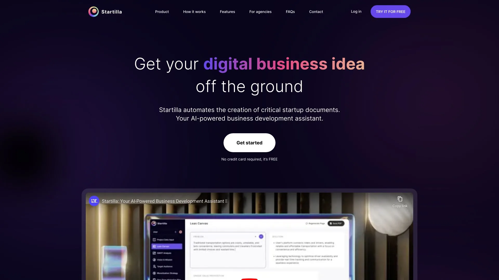 Startilla screenshot
