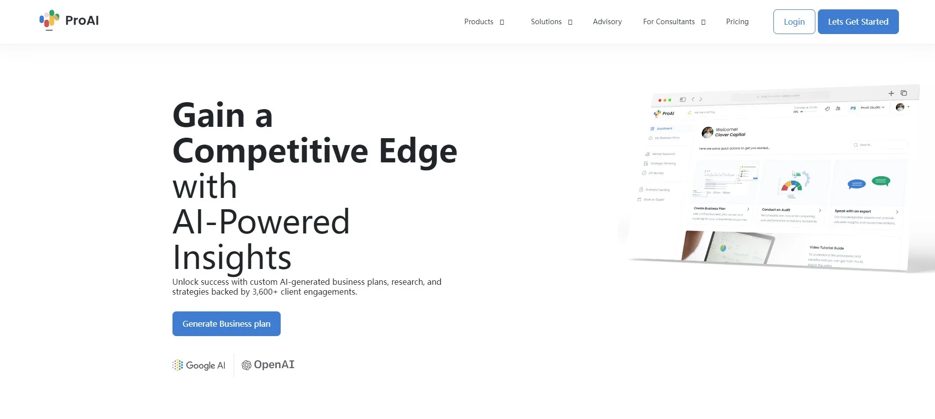 ProAI - The Adaptive AI Strategist for Data-Driven Business Growth screenshot