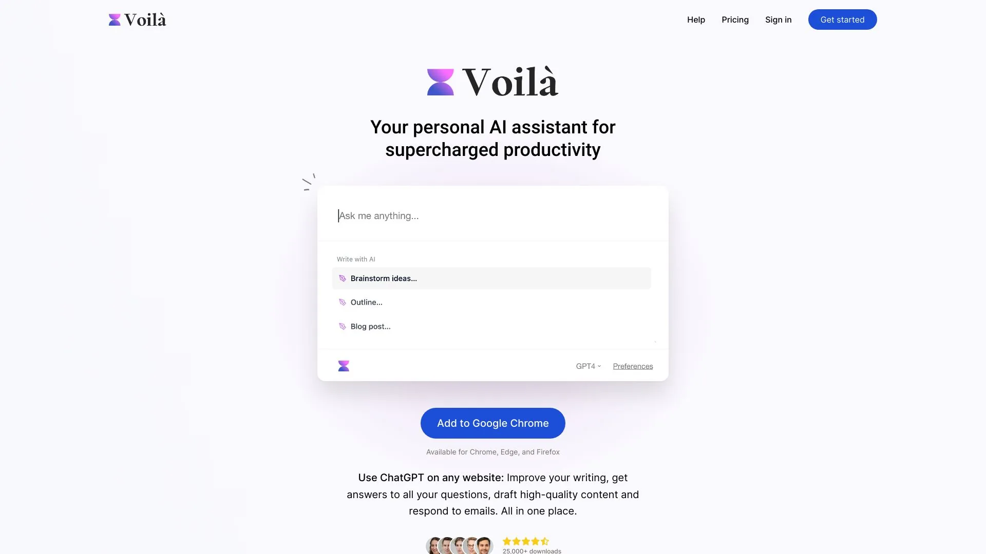 Voilà screenshot