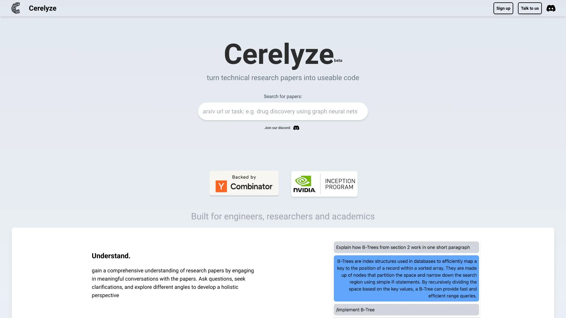 Cerelyze screenshot