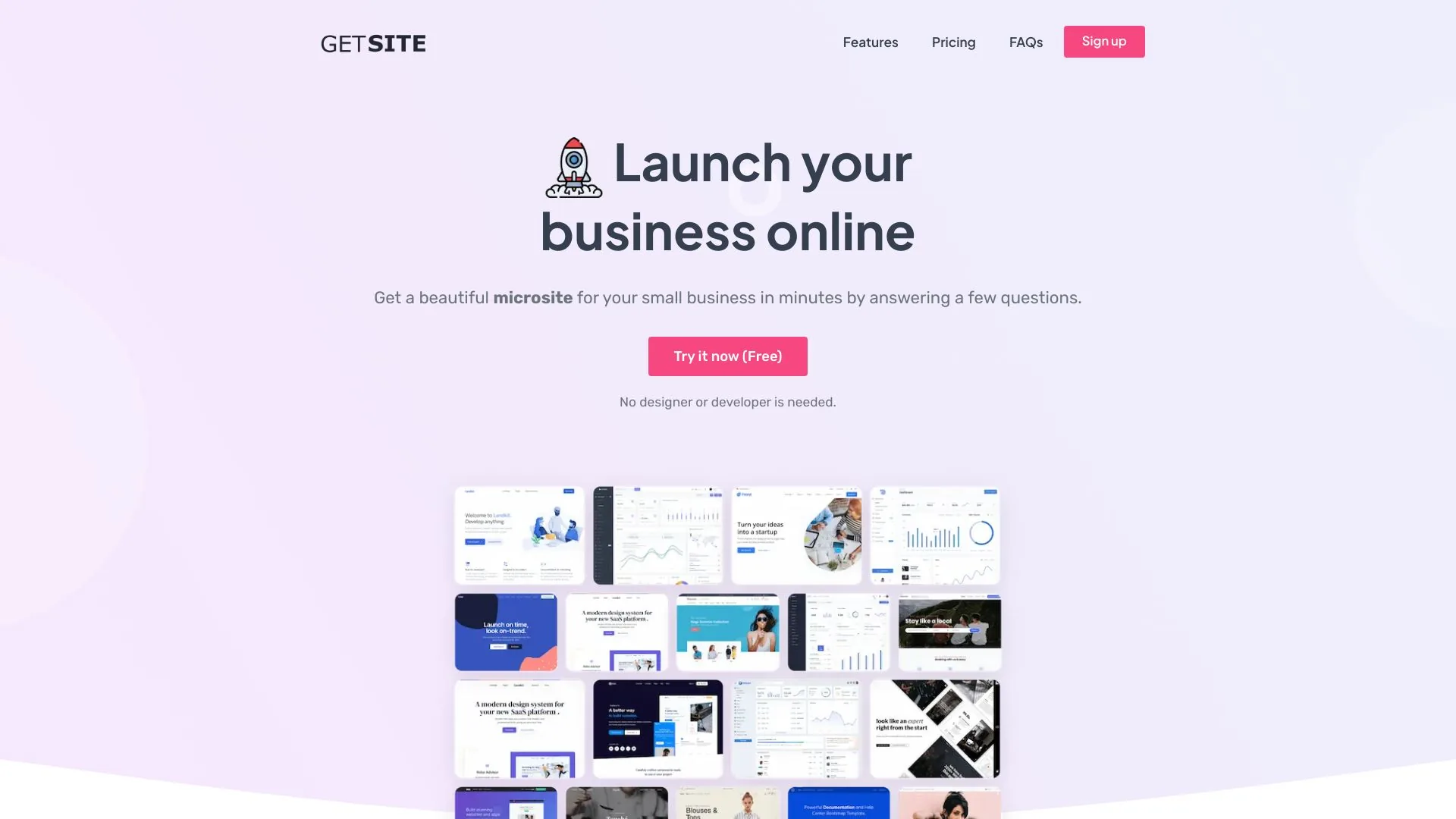 GetSite screenshot