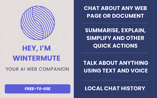Wintermute AI screenshot