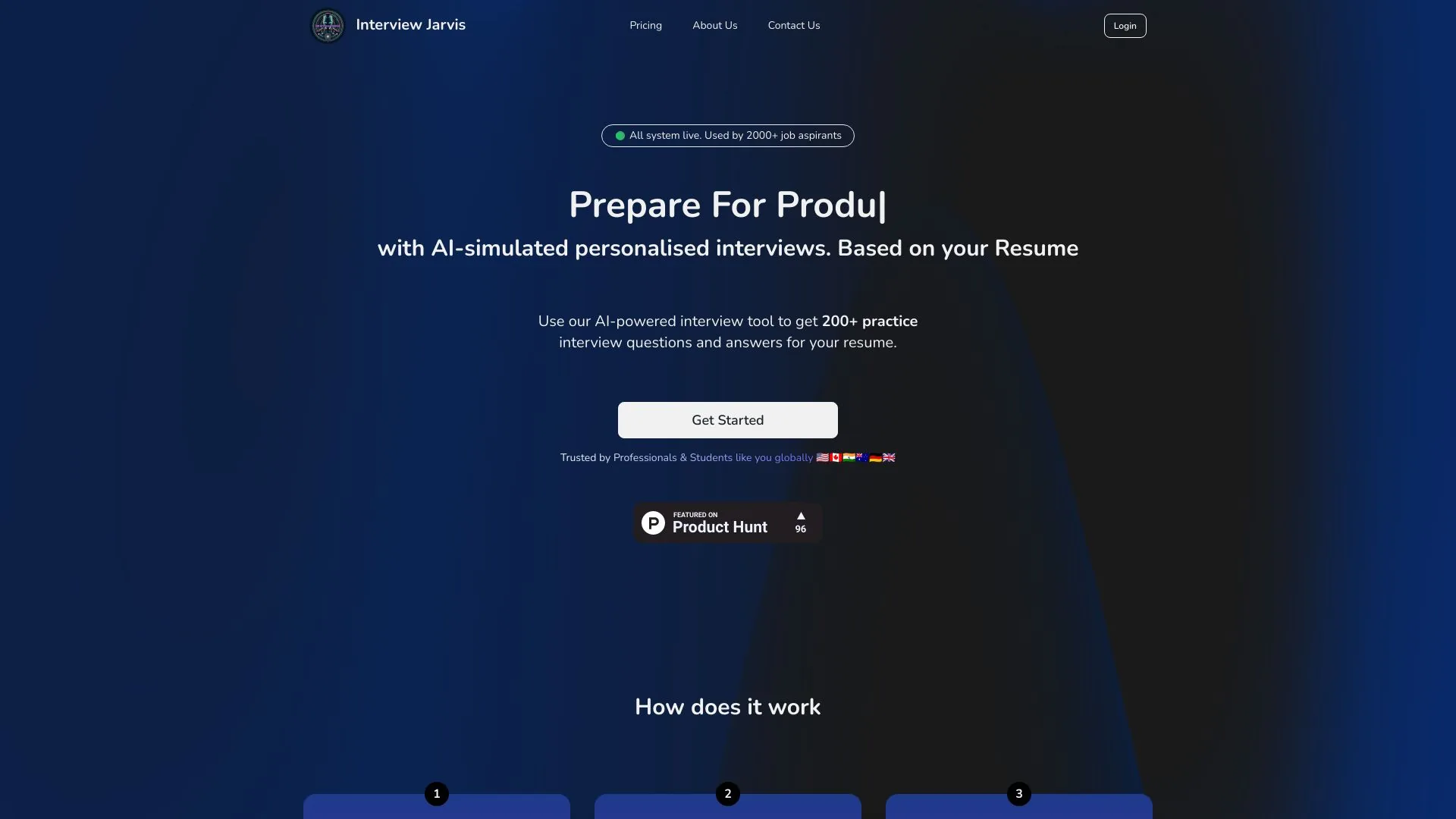 InterviewJarvis screenshot