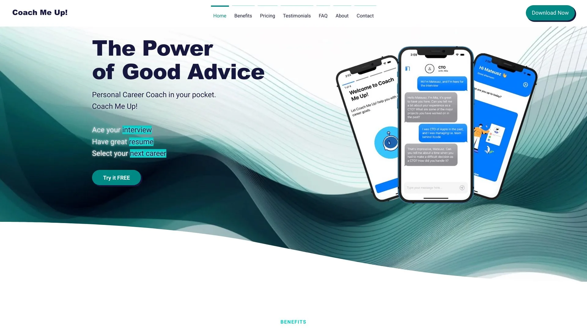 CoachMeUp.AI screenshot
