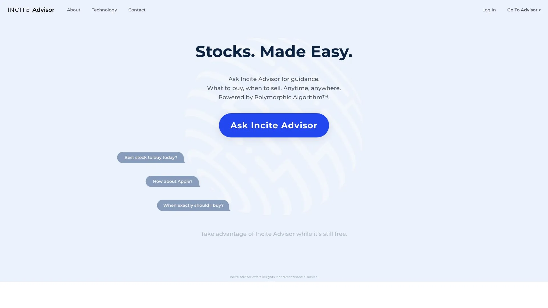 Incite screenshot