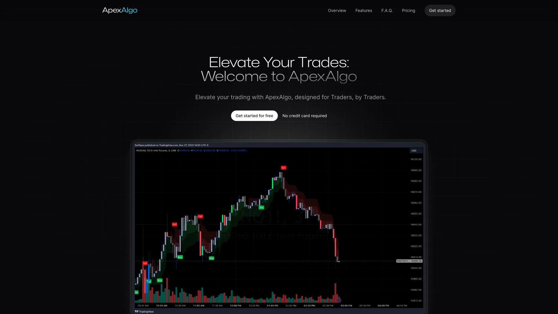ApexAlgo screenshot