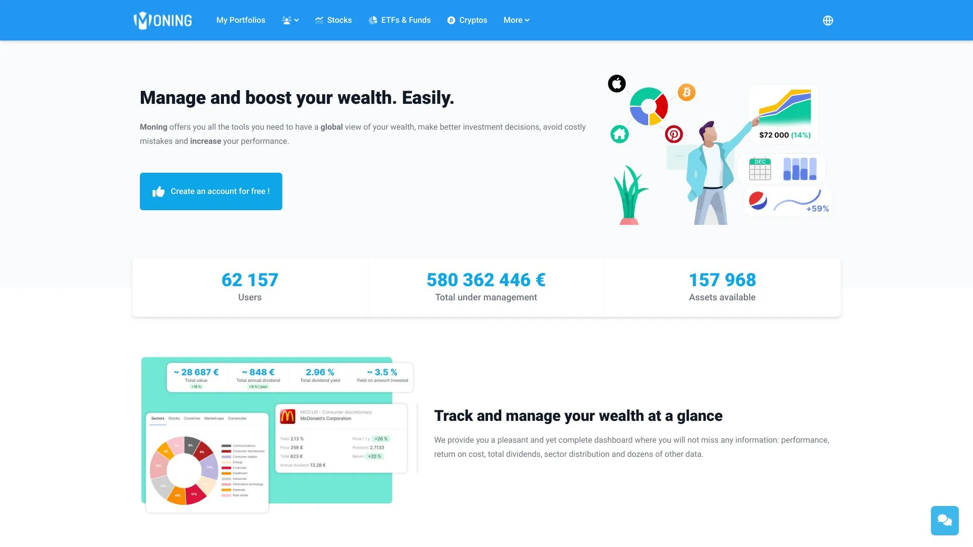 Moning screenshot