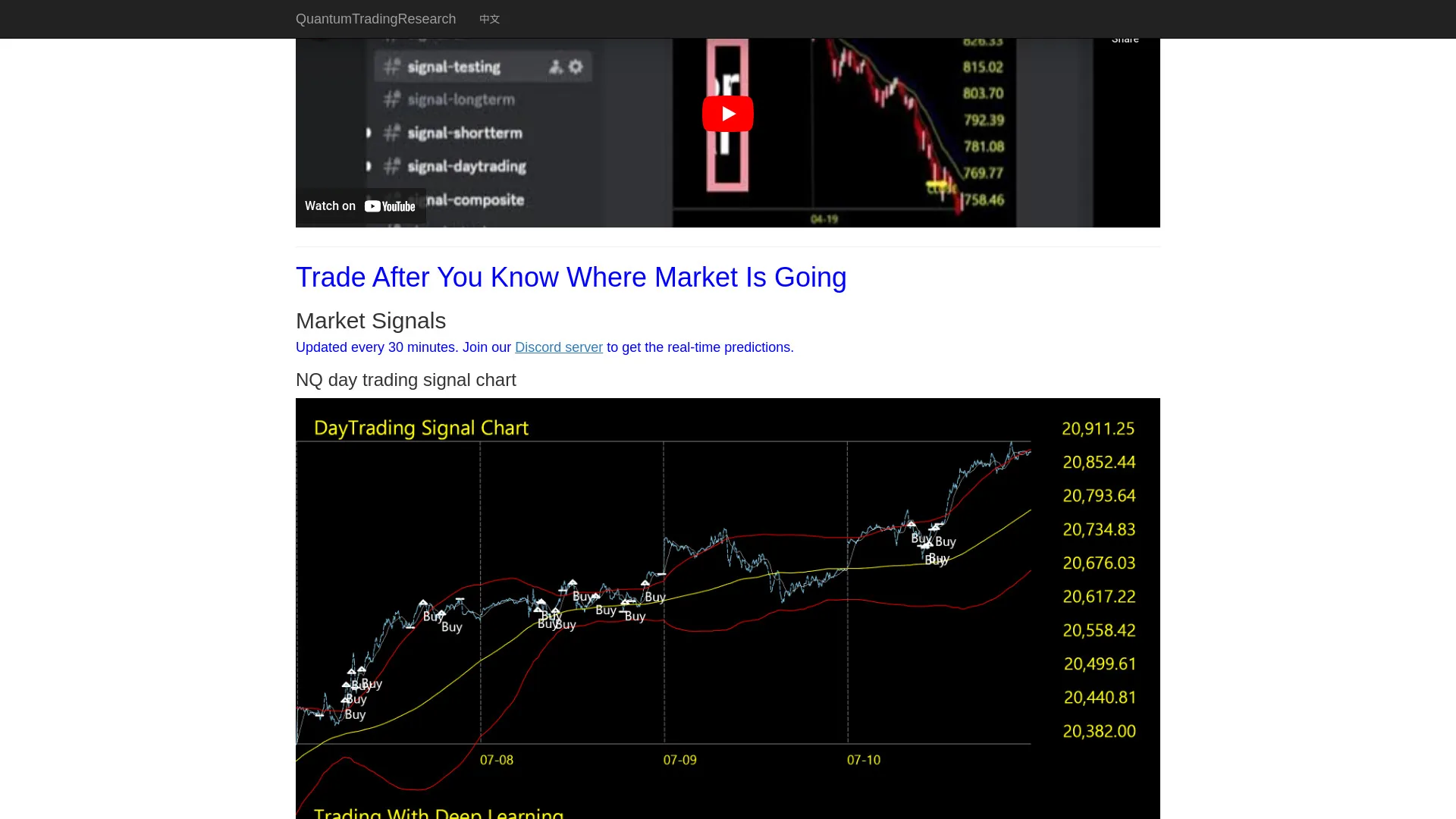 Quantum Trading Research screenshot