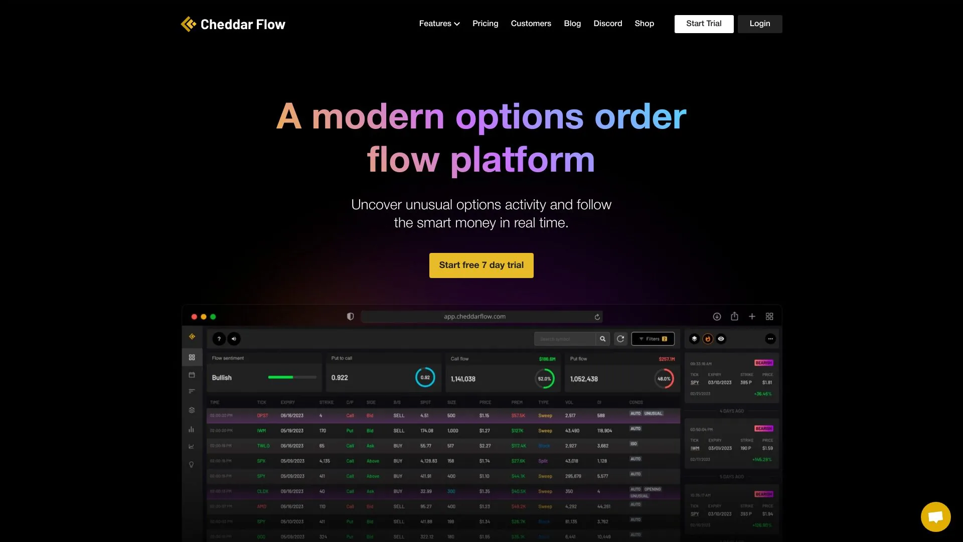 Cheddar Flow screenshot
