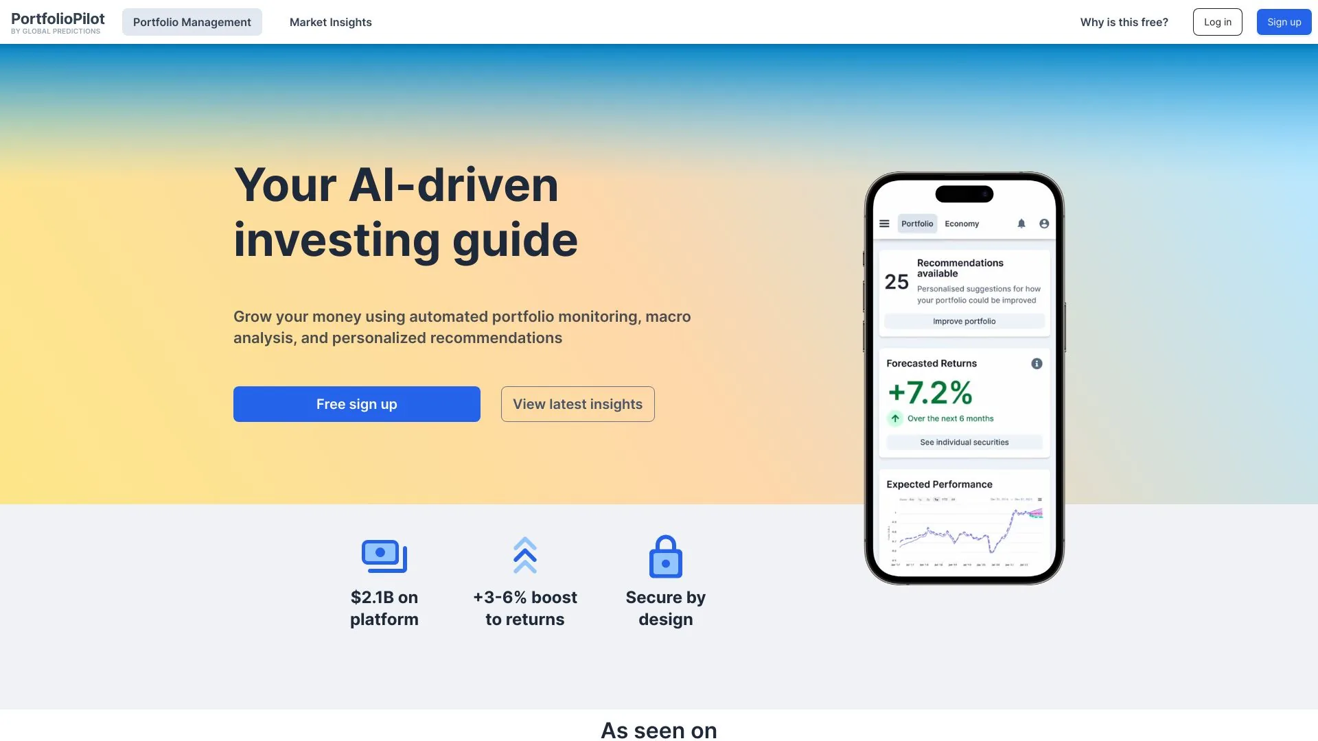 PortfolioPilot screenshot