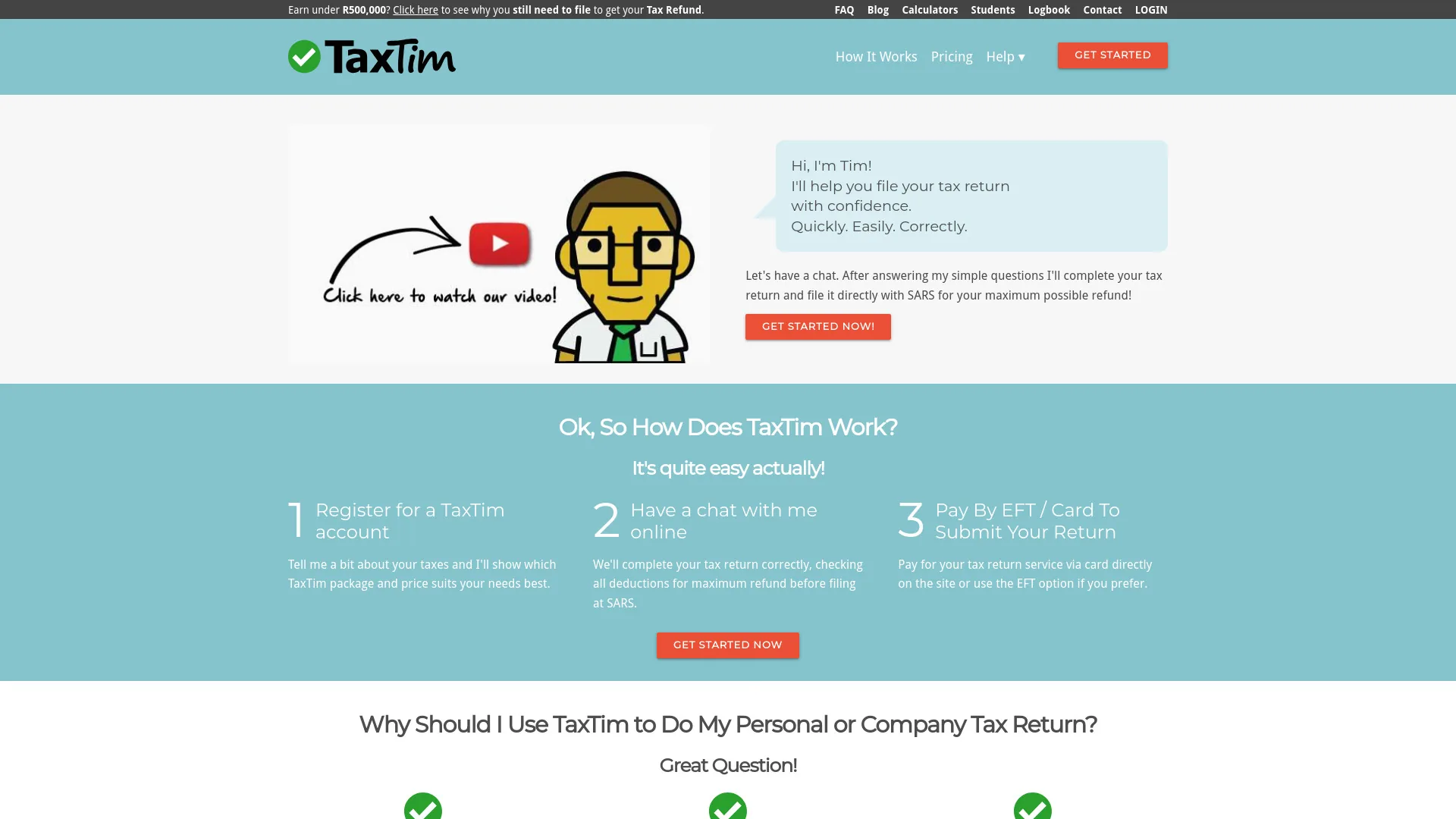 TaxTim SA screenshot