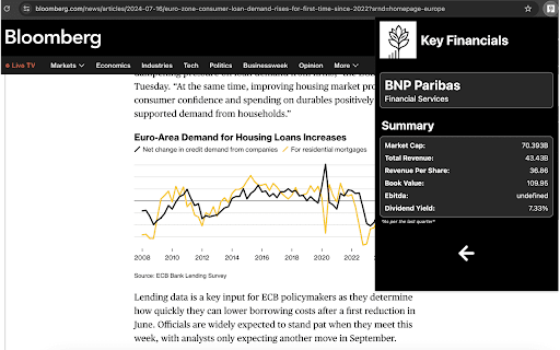 Investor AI Insights screenshot