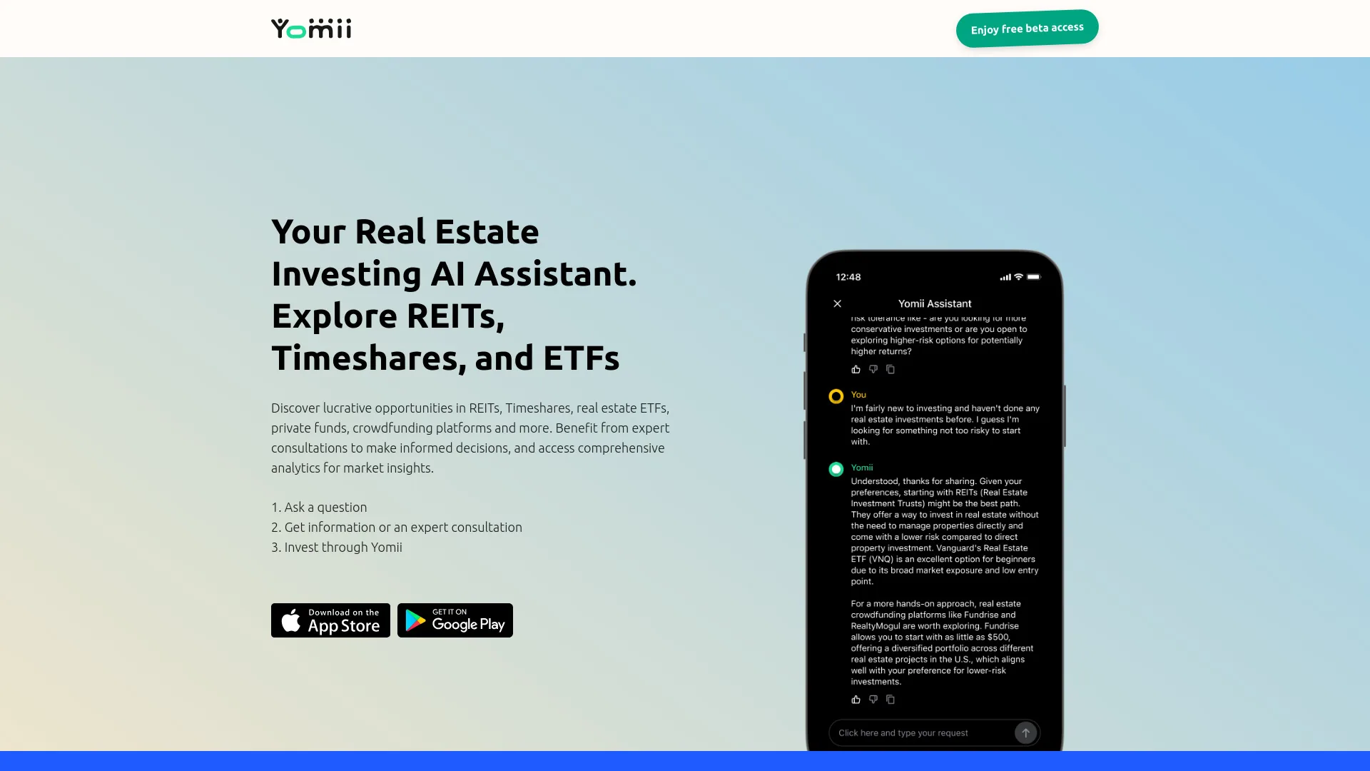 Your Real Estate Investing AI Assistant screenshot