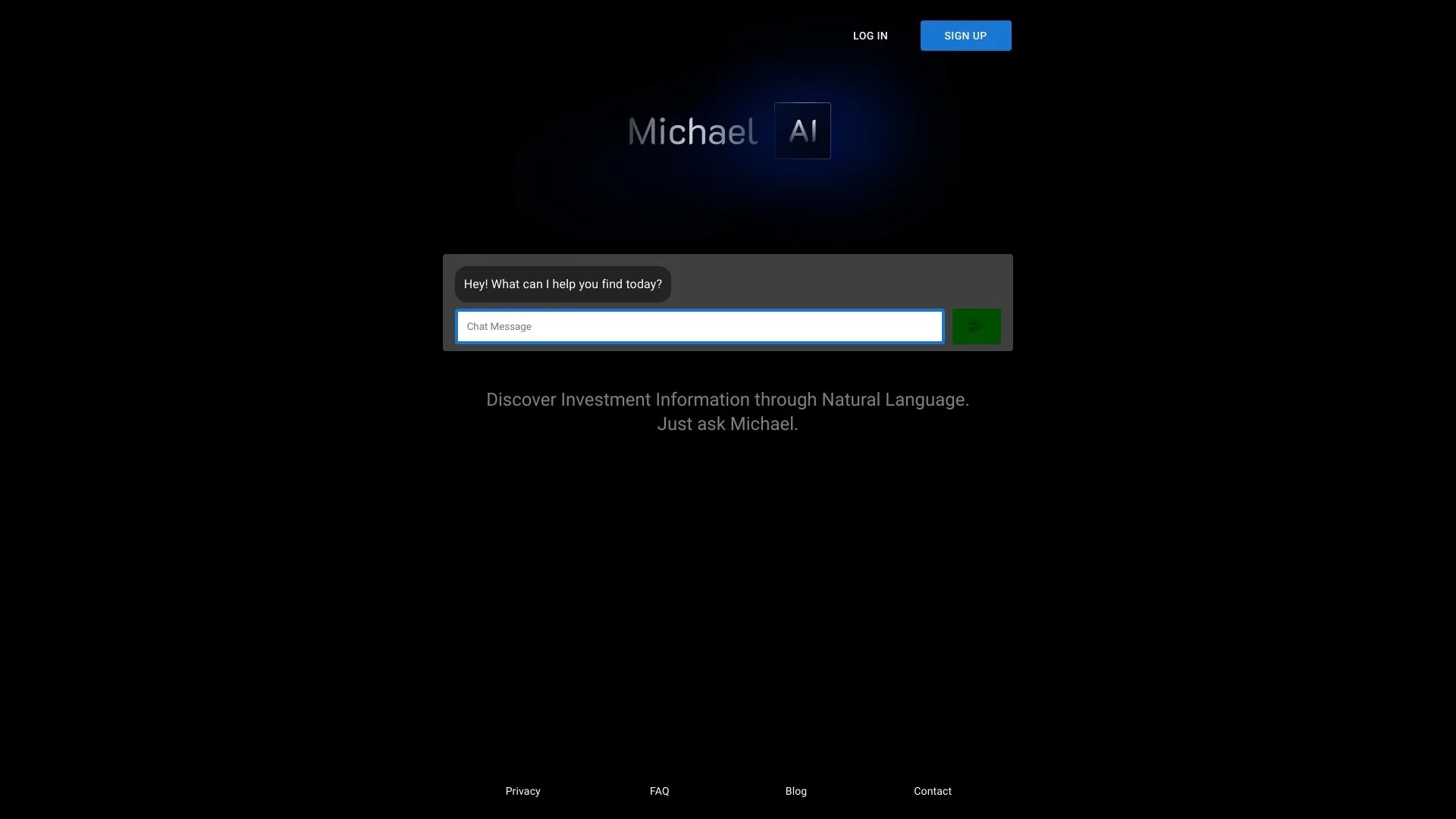 MichaelAi - Your AI Investment Research Assistant screenshot