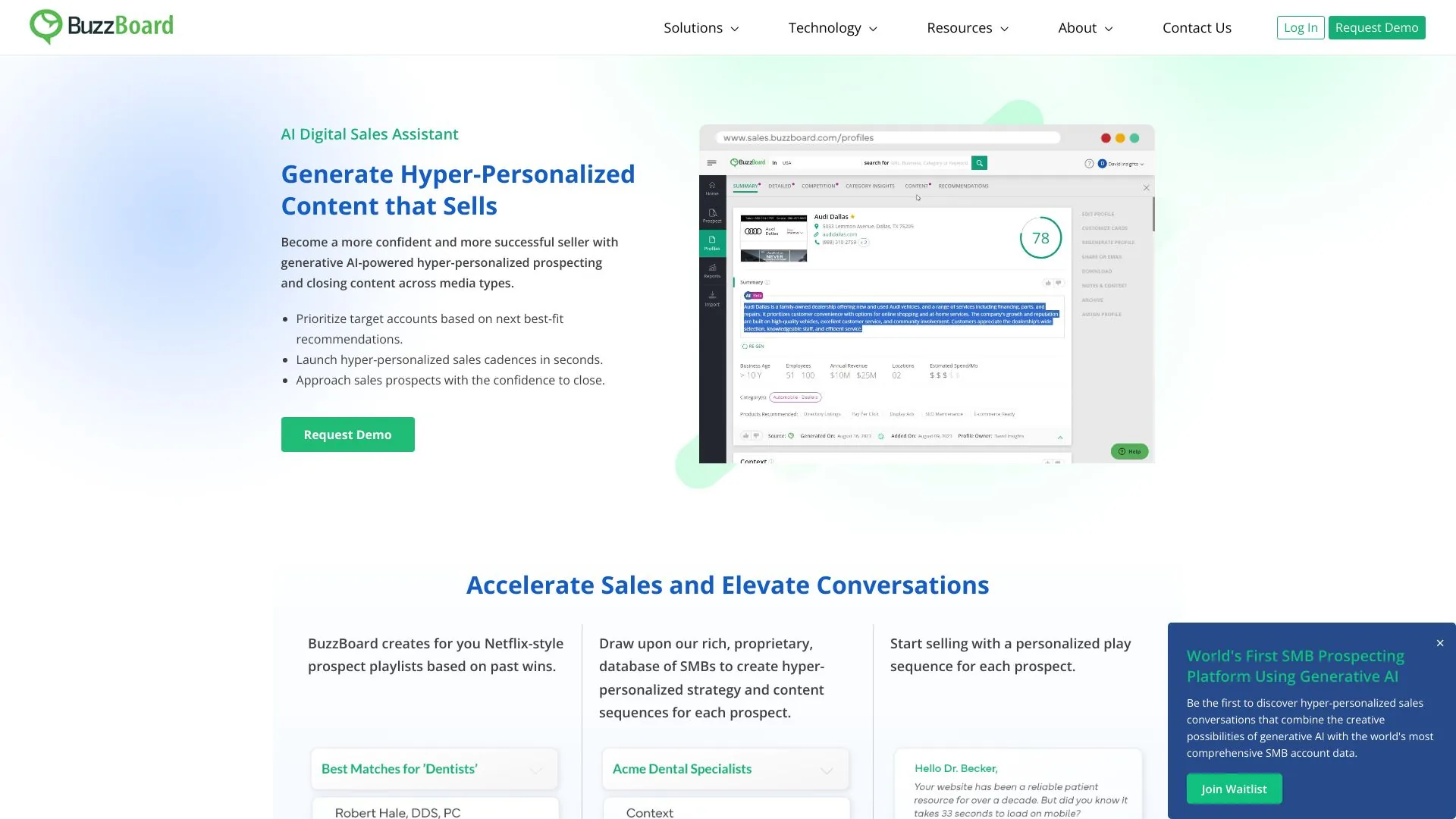 BuzzBoard screenshot