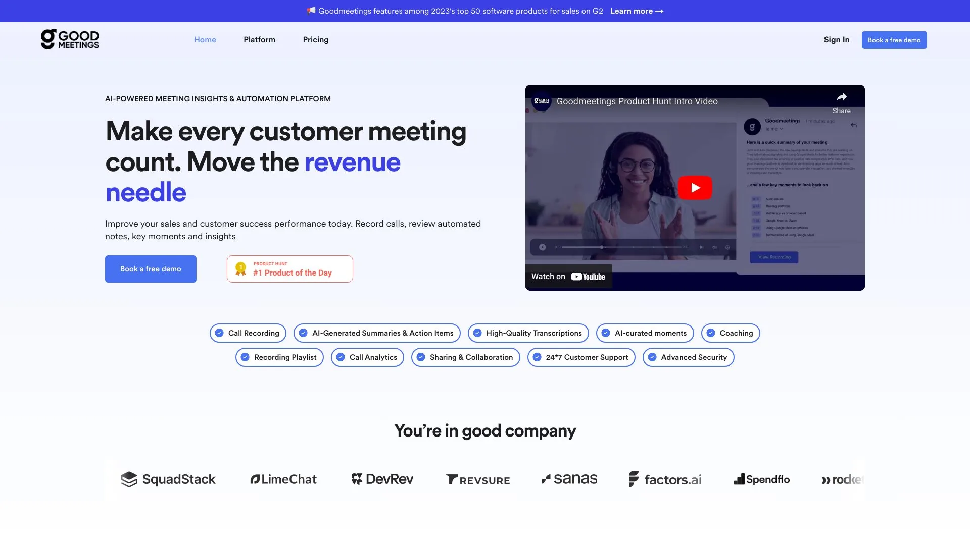 GoodMeetings screenshot