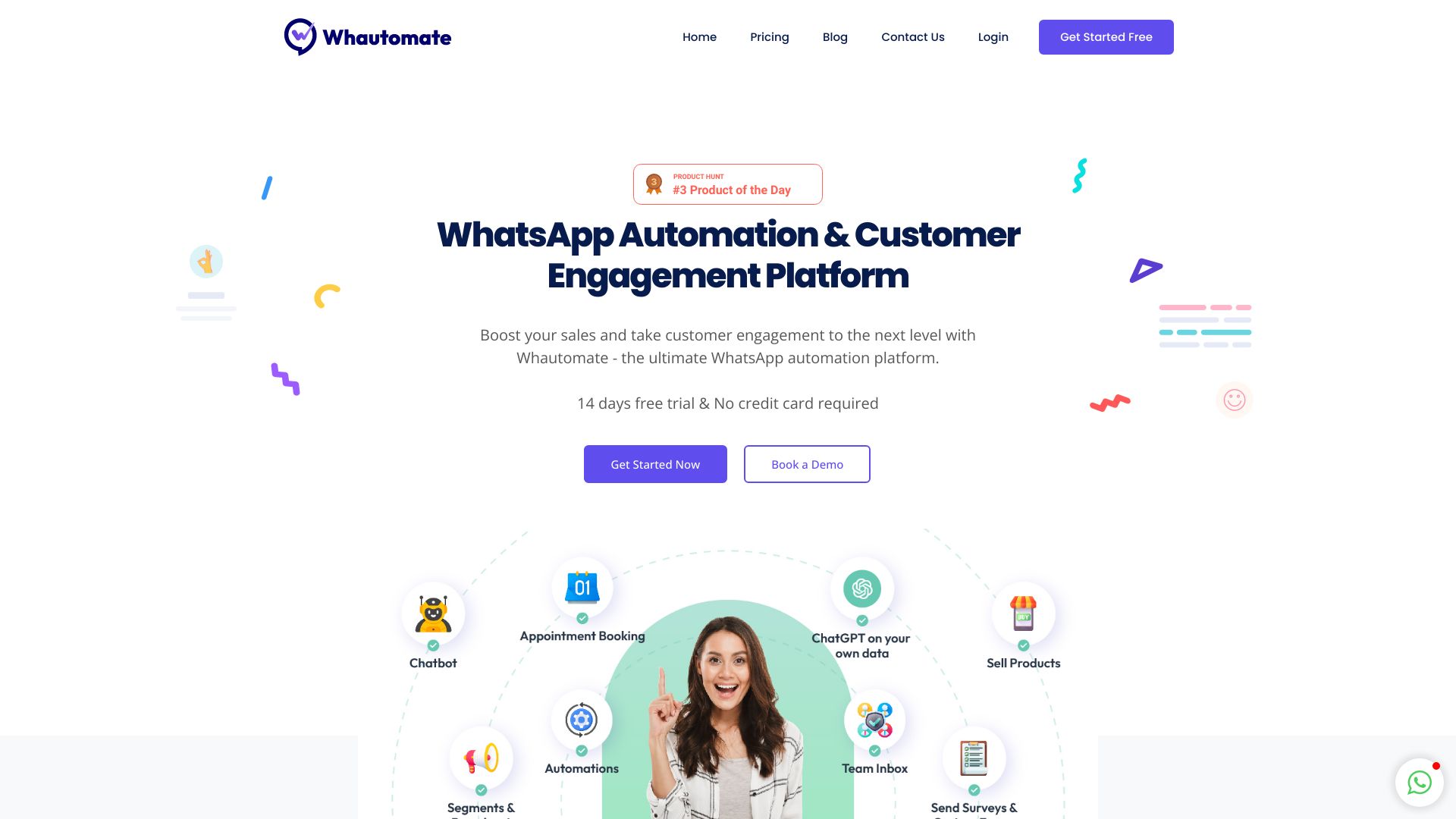 Whautomate screenshot