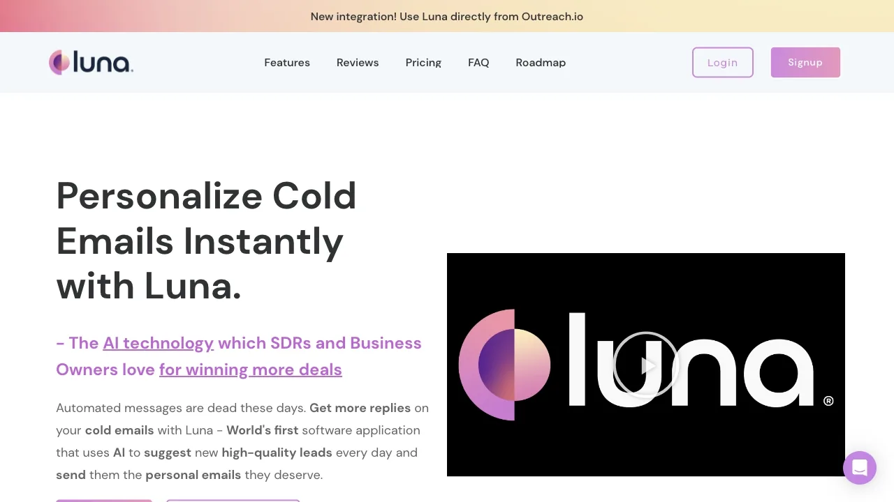 Luna screenshot