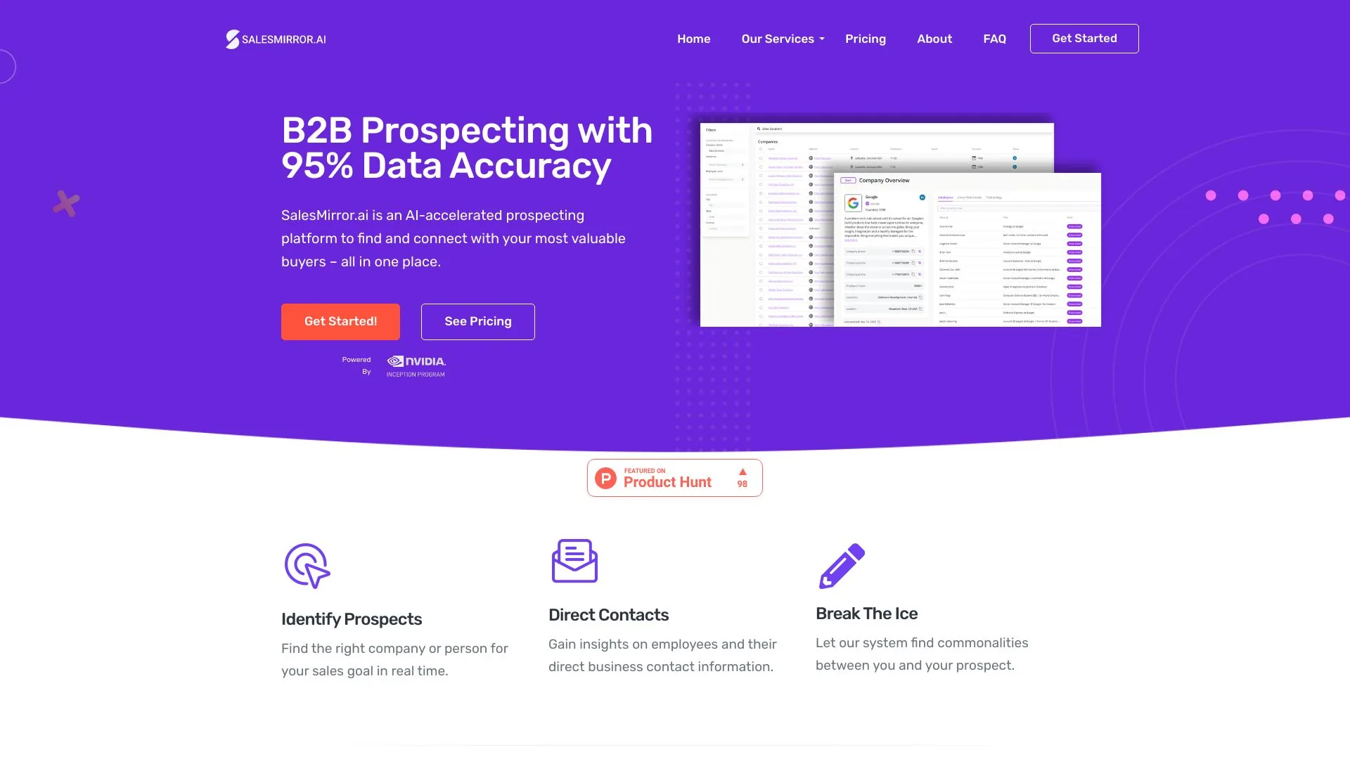 SalesMirror.ai screenshot