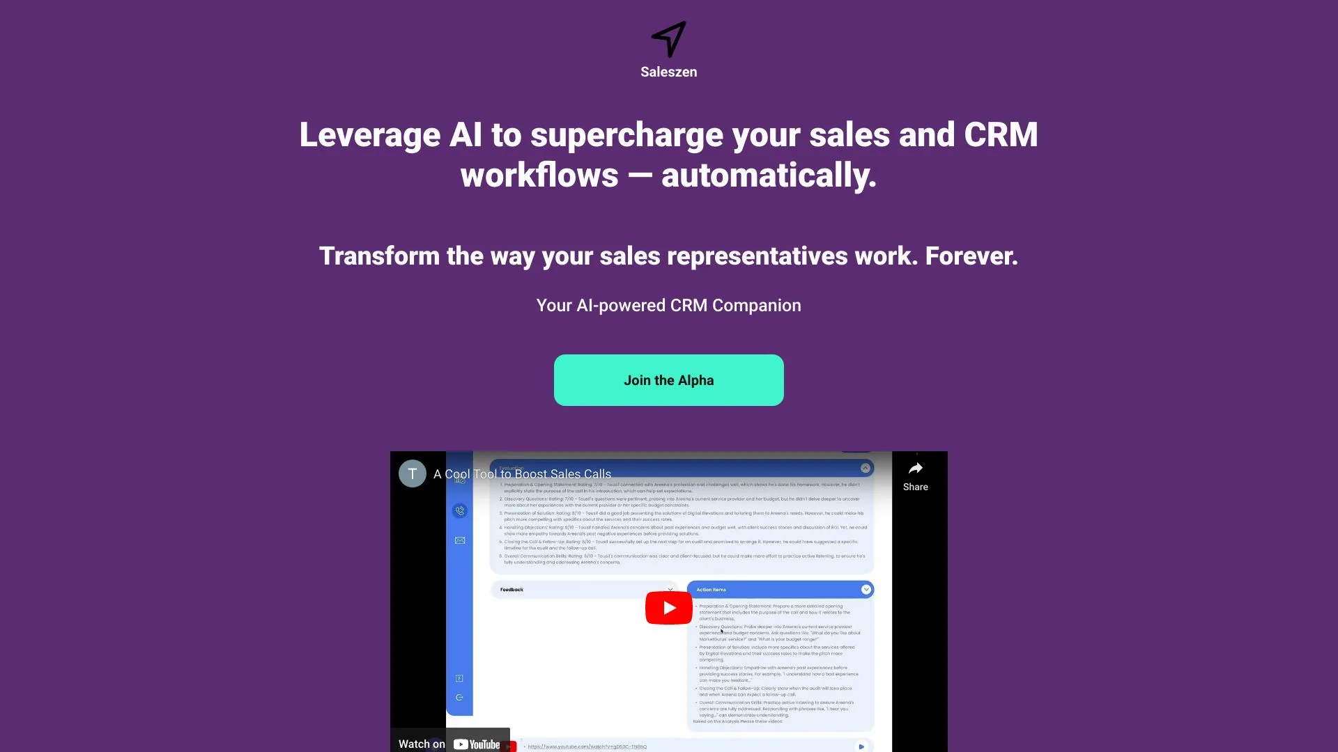 SalesZen screenshot