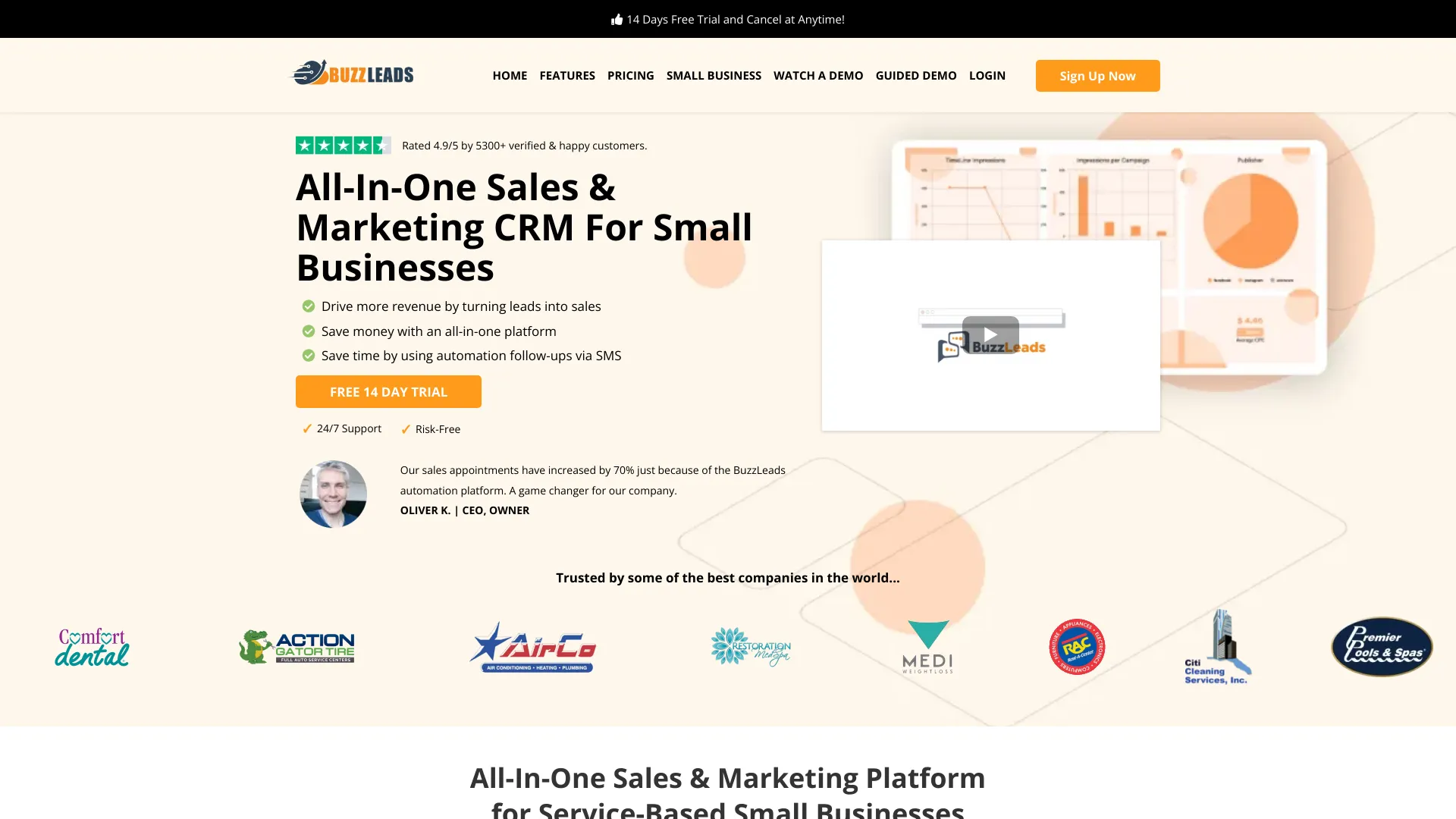 BuzzLeads screenshot