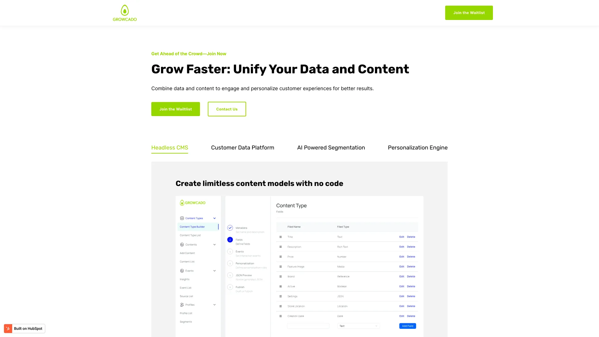Growcado screenshot