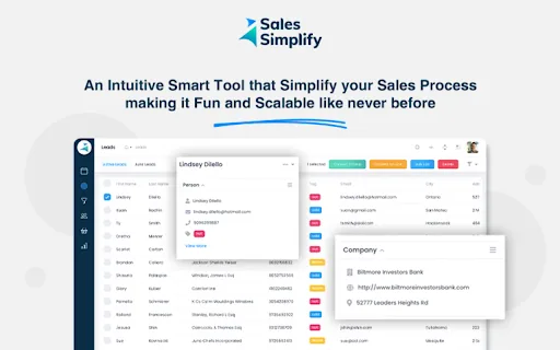 SalesSimplify screenshot
