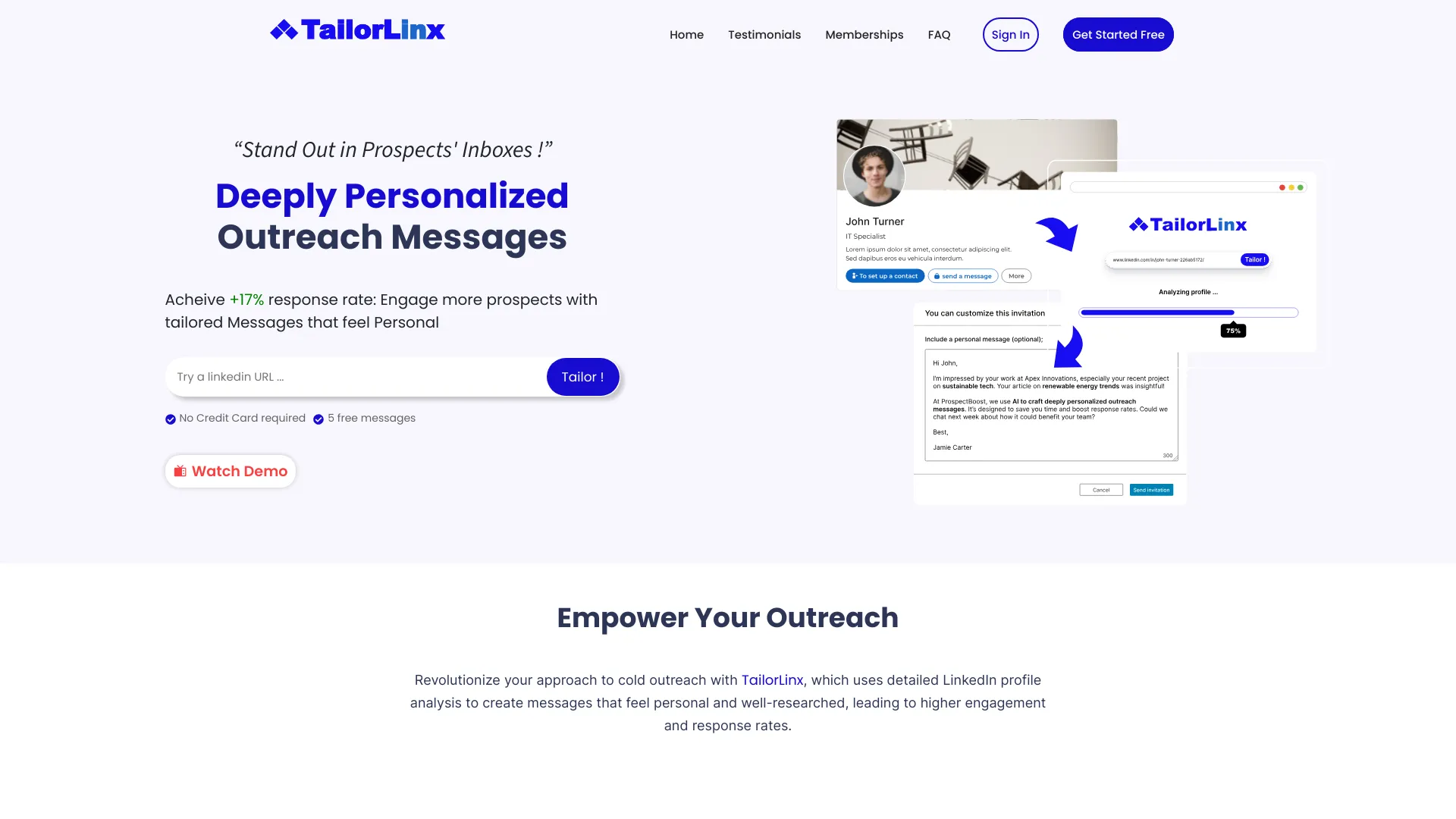 TailorLinx screenshot