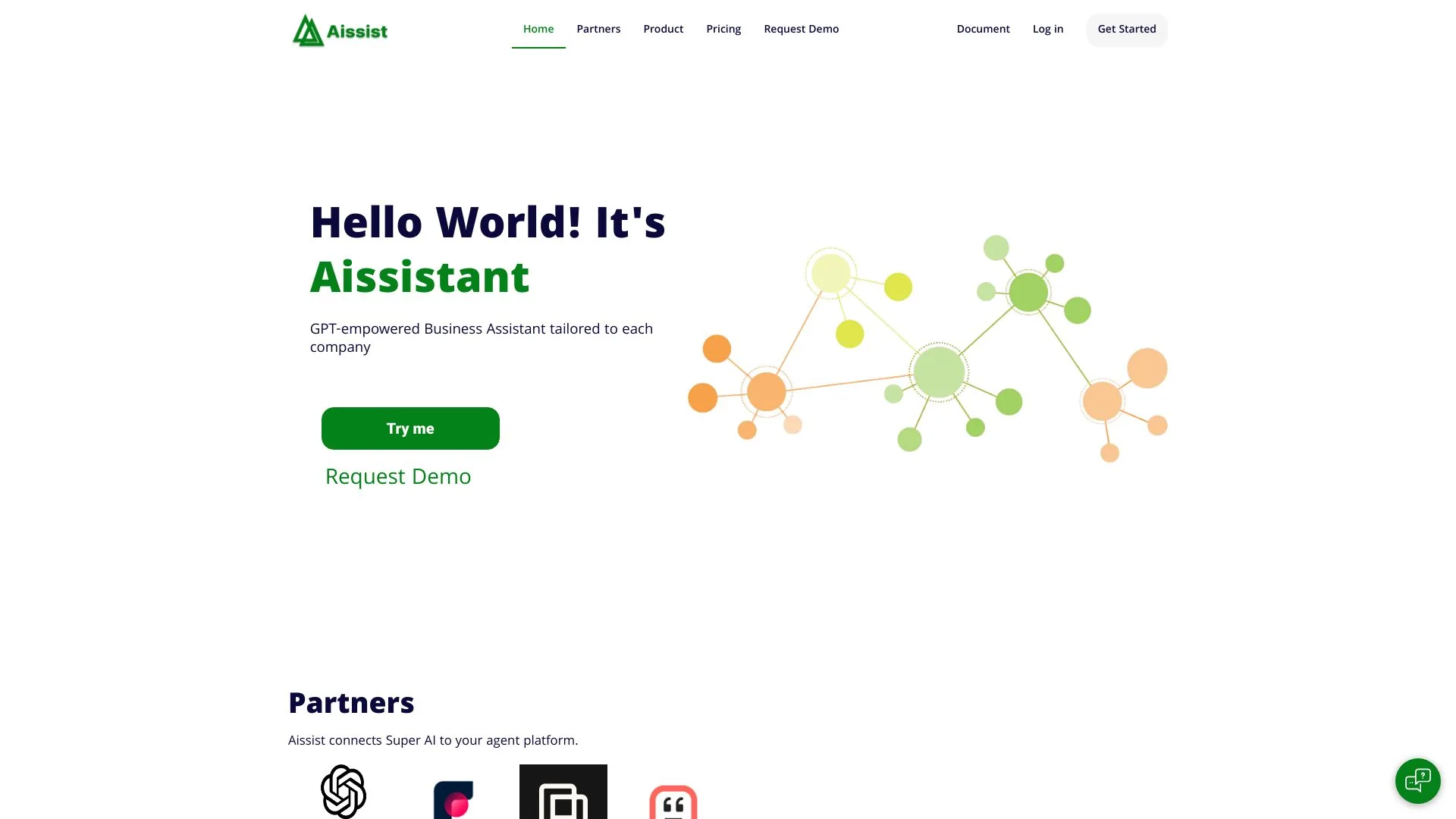 Aissist screenshot