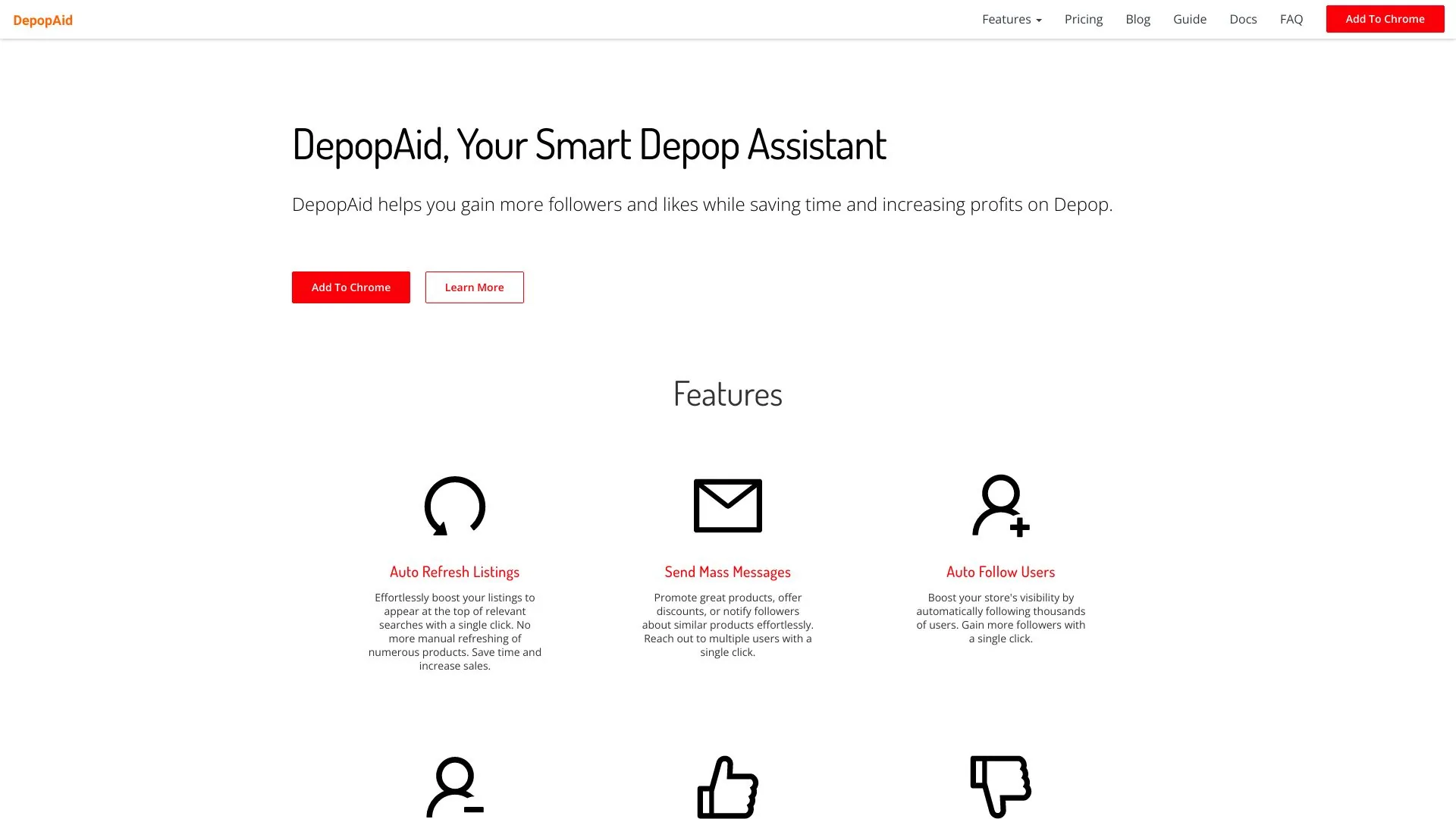 DepopAid screenshot