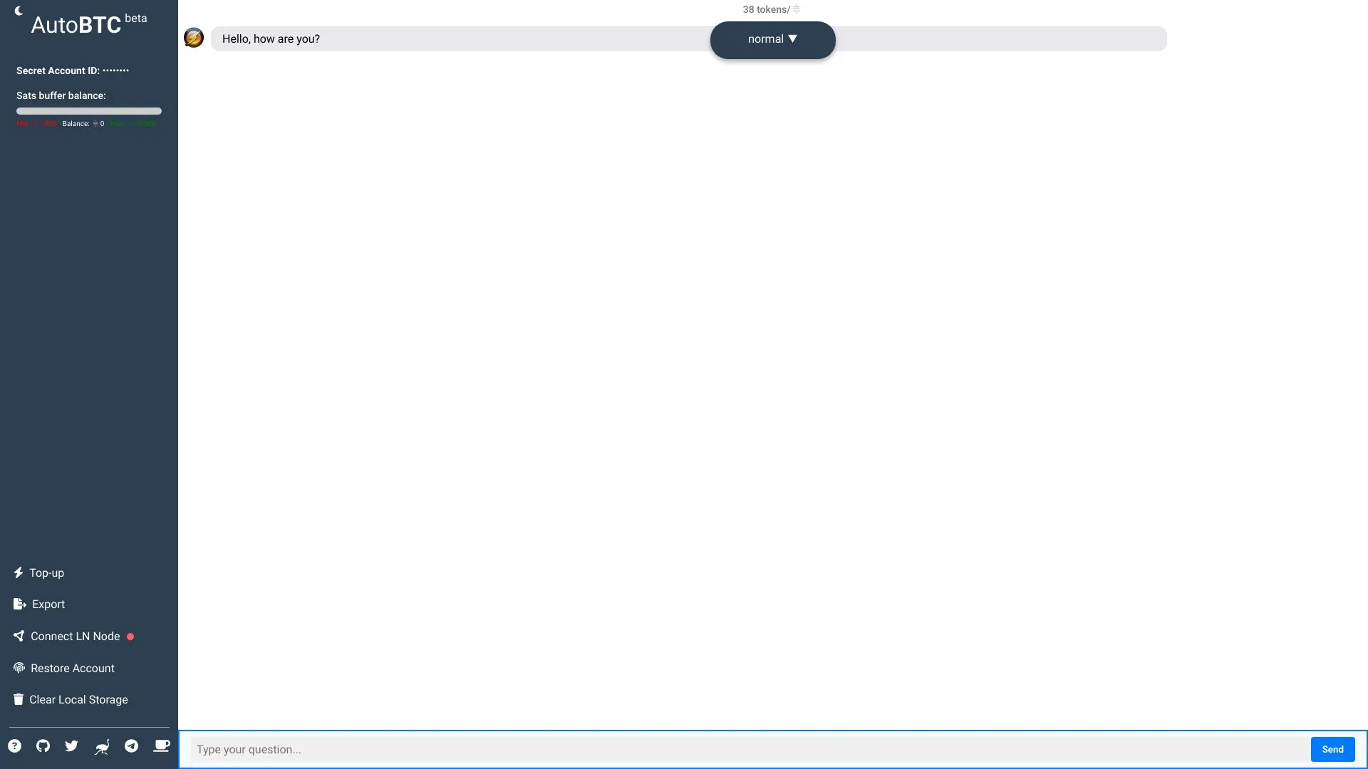 AutoBTC screenshot