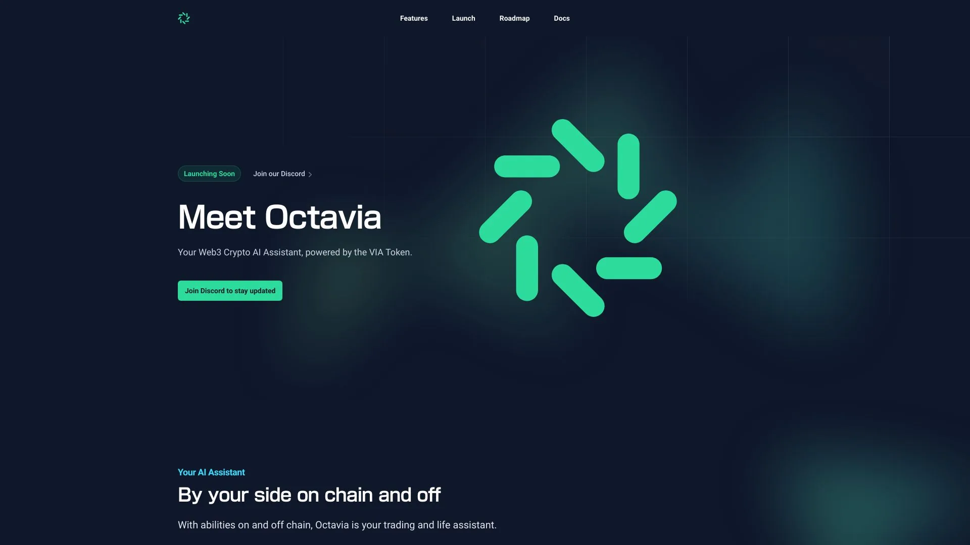 Octavia - Your Crypto AI Assistant screenshot