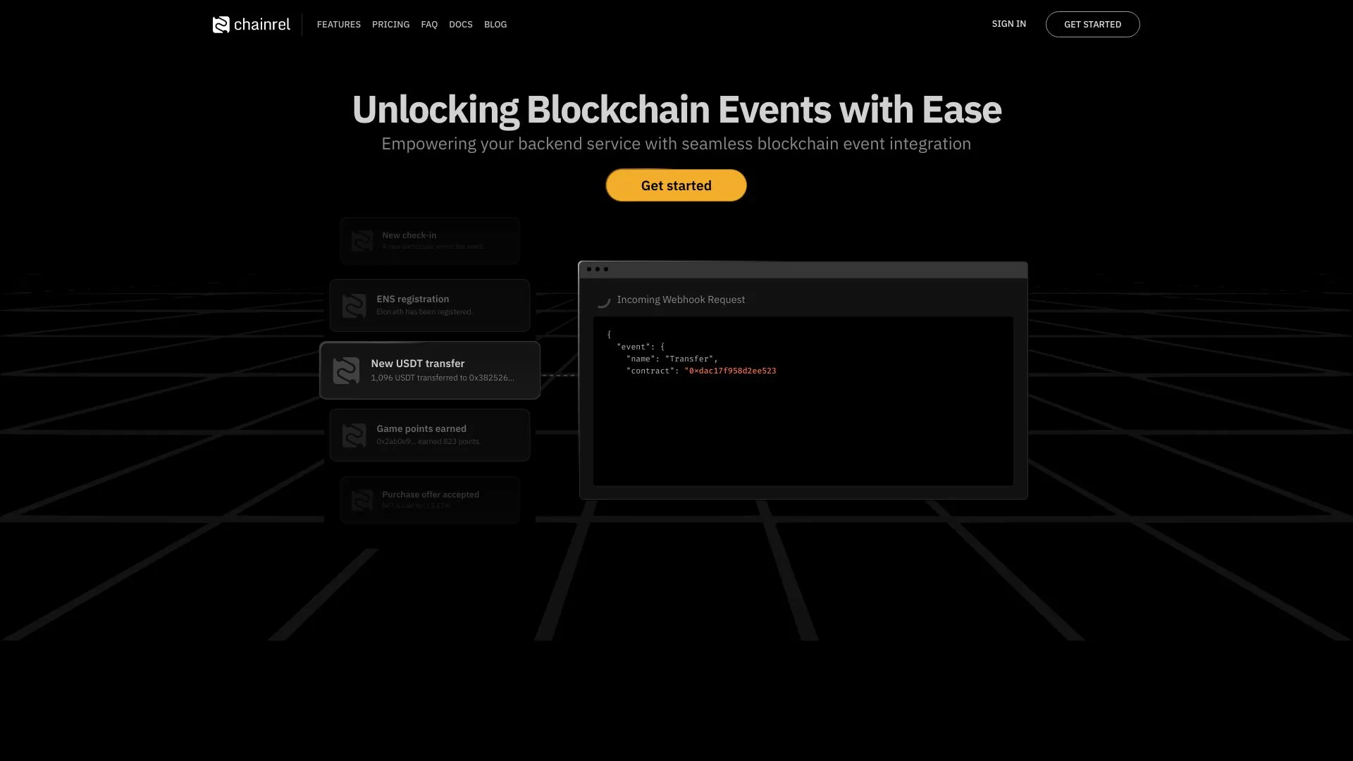 Chainrel screenshot