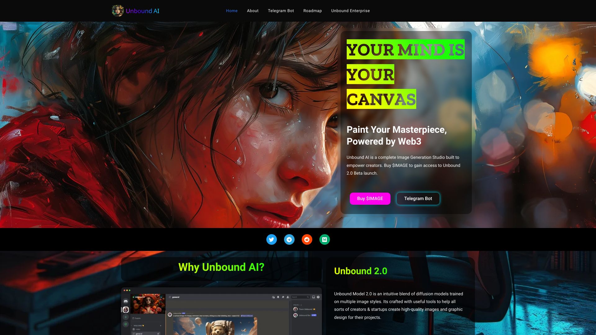 Unbound AI screenshot