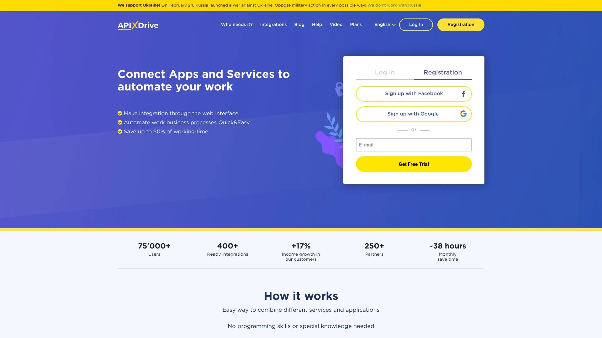 ApiX-Drive screenshot