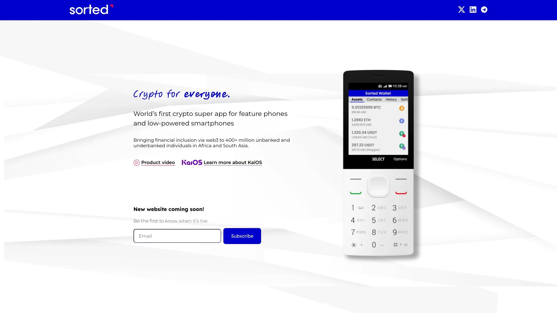 Sorted Wallet screenshot