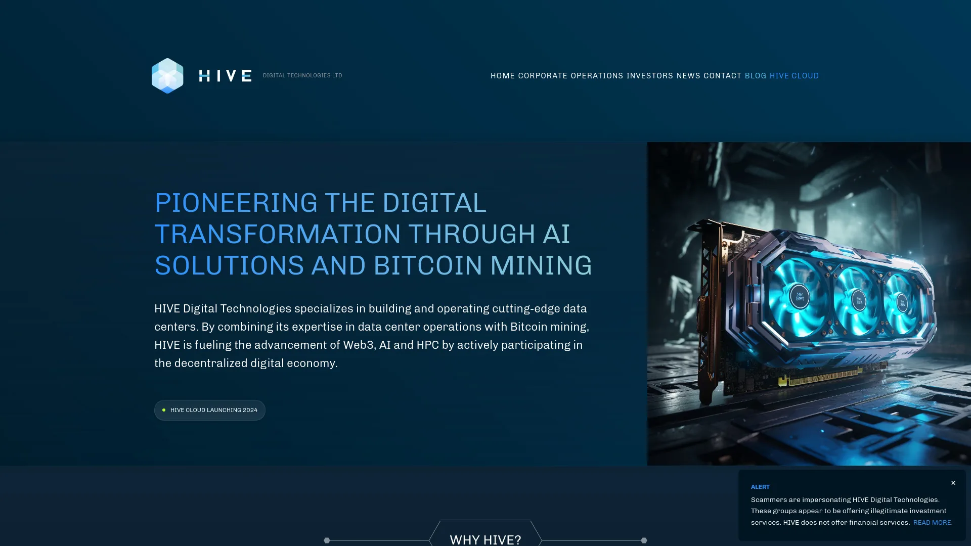 HIVE Digital Technologies Ltd screenshot