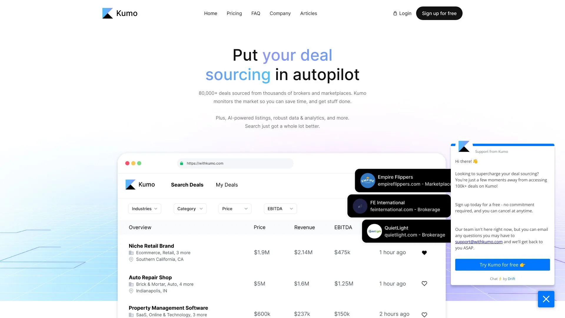 Kumo screenshot