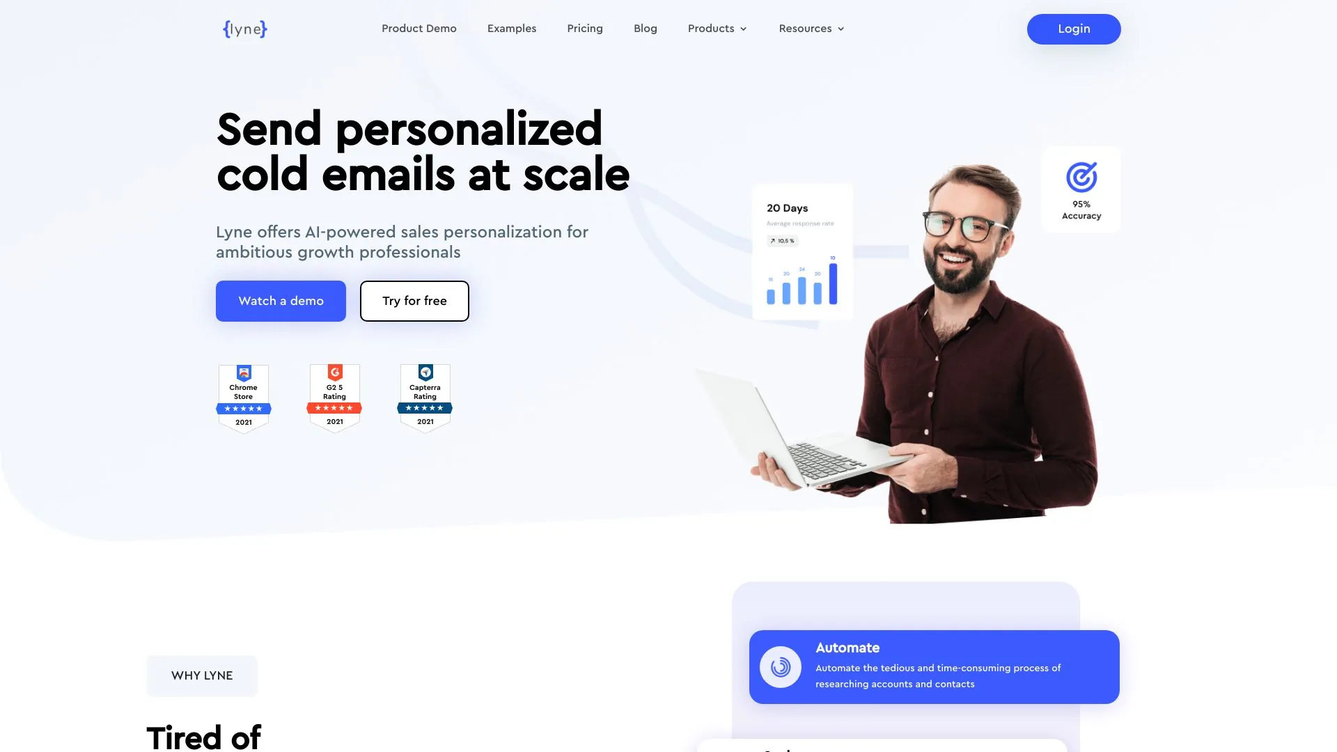Lyne.ai screenshot