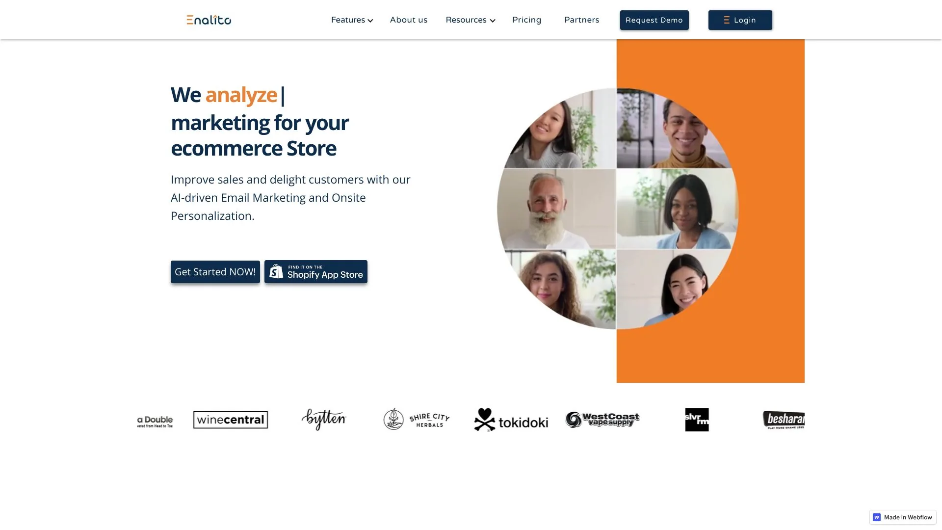 Enalito - Better marketing for your e-commerce business screenshot