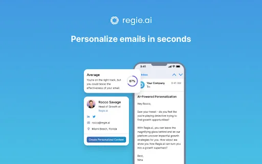 AI Sales Email Writer screenshot