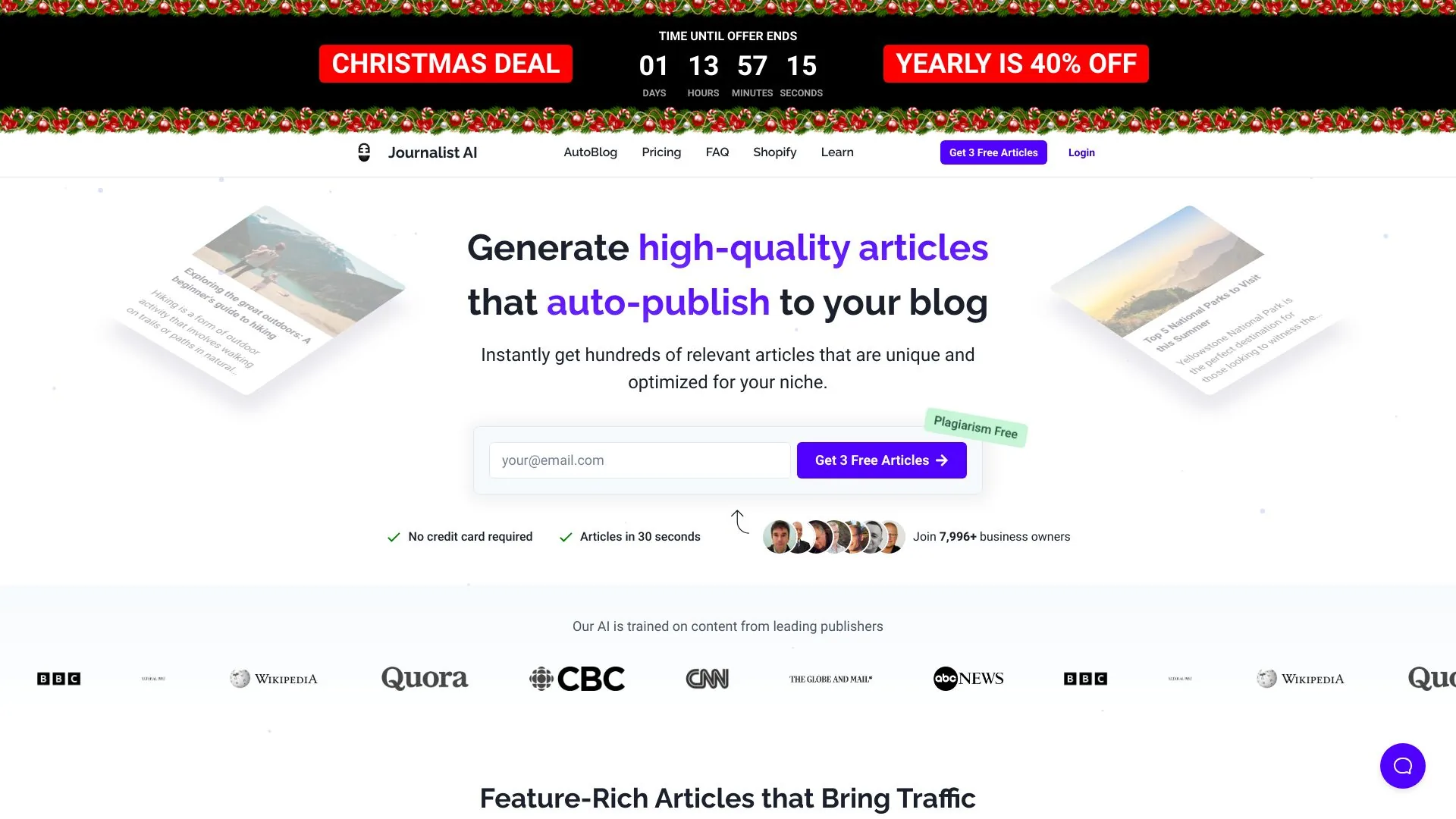 Journalist AI screenshot