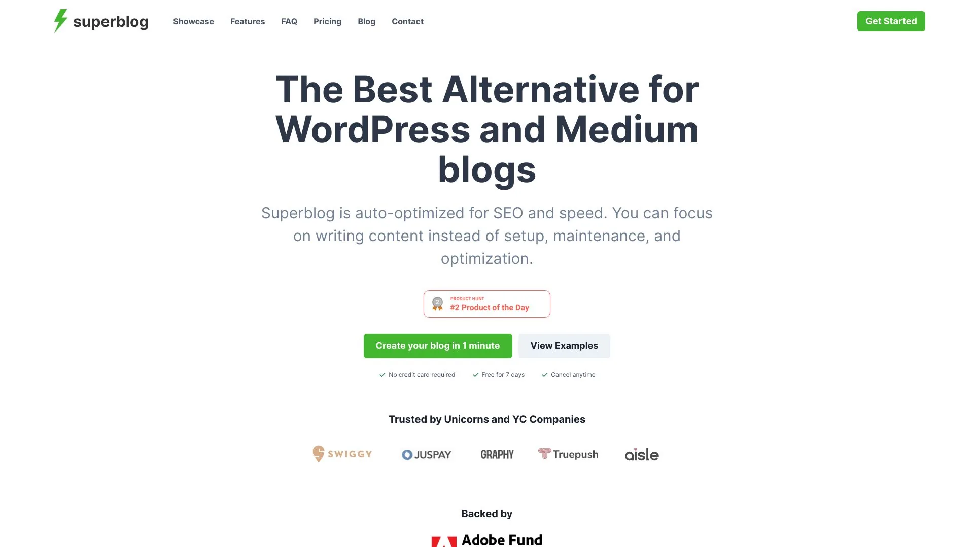 Superblog screenshot