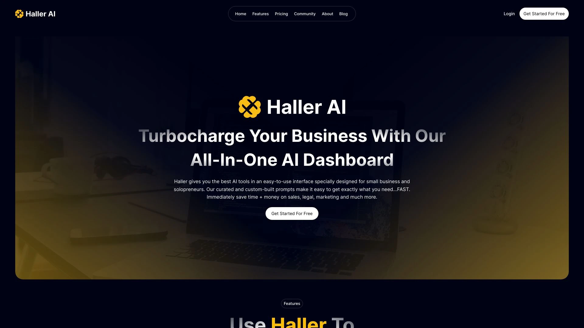 Haller AI screenshot