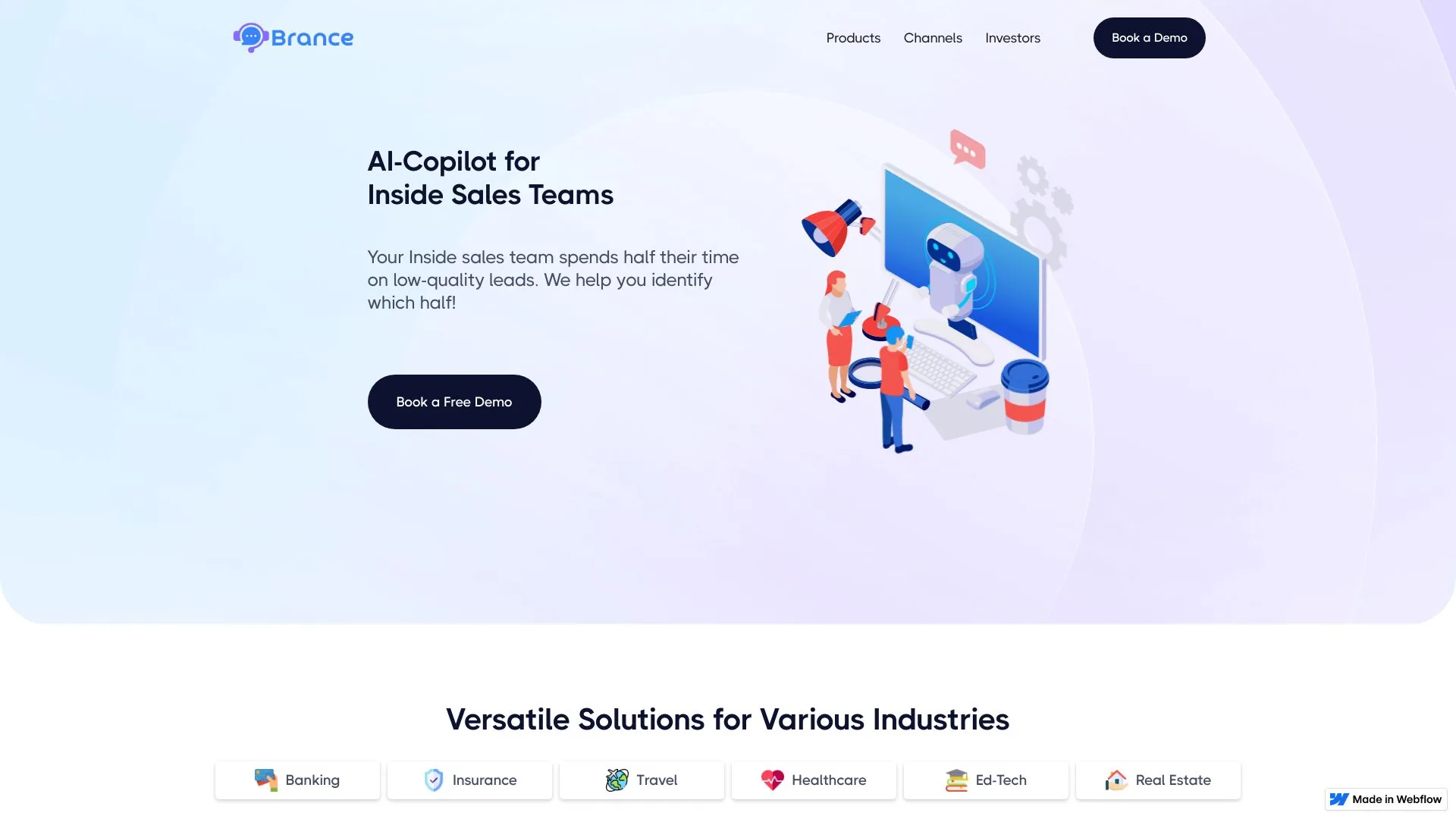 Brance | AI-Copilot for Inside Sales Teams screenshot