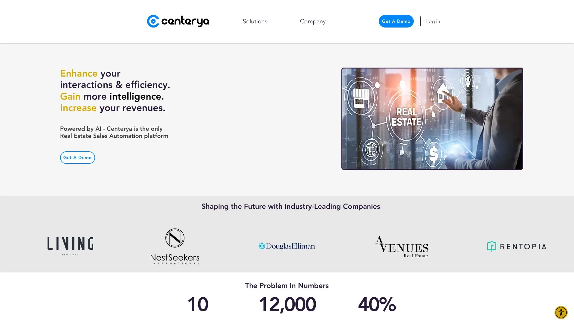 Centerya screenshot